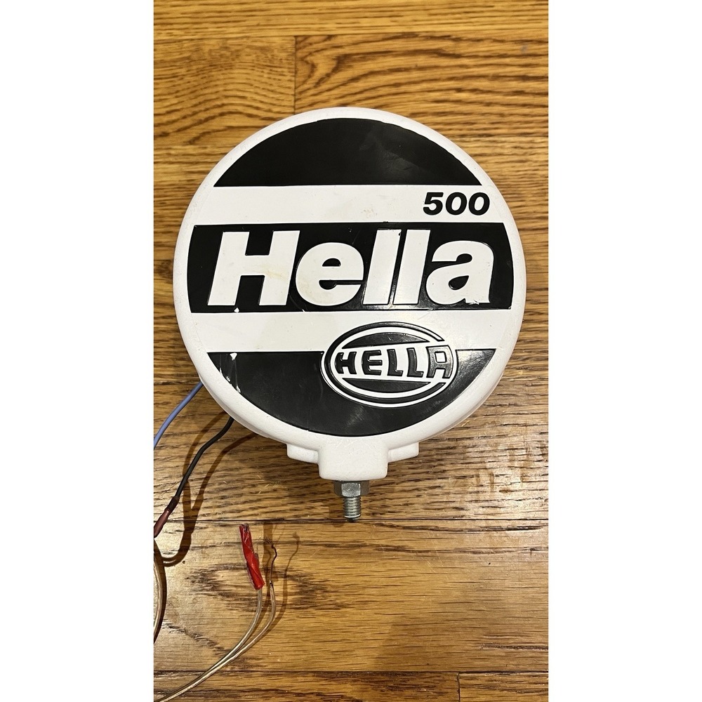 One Hella‎ Fog Light With Cover Round With Wiring